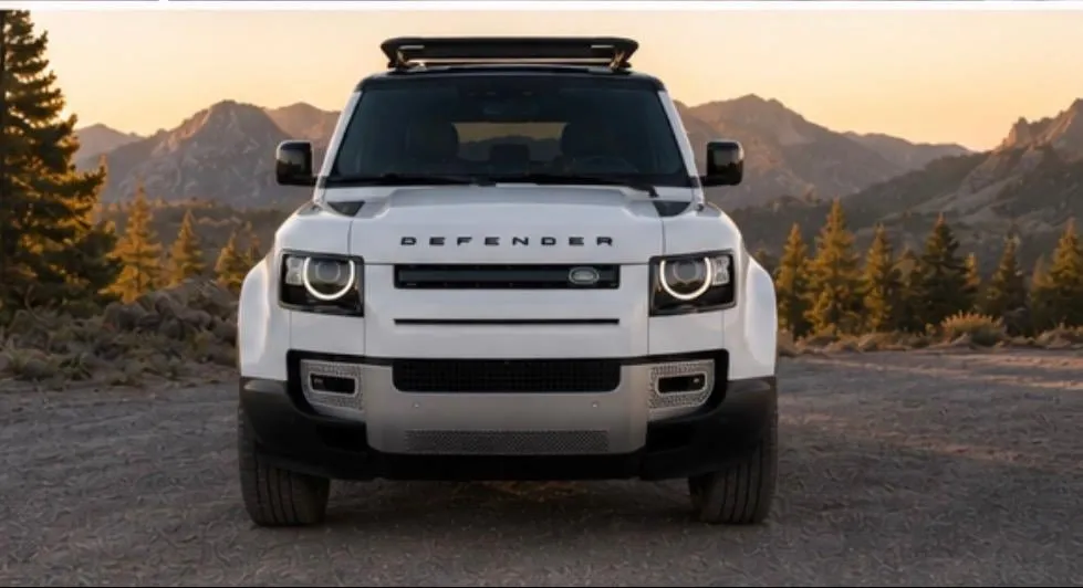 Land Rover Defender S in white, photo 3
